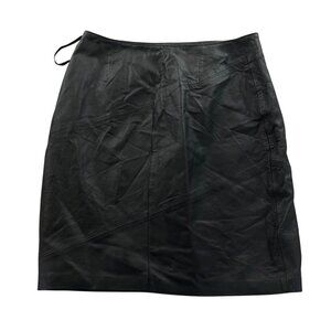 Style & Co. Collection Women's Leather Pencil Skirt Women’s Size 8 Black Mini